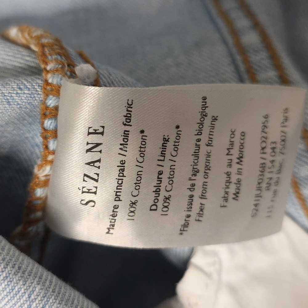 Sezane Savine Skirt Bleach - Size 8 - Picture 7 of 10